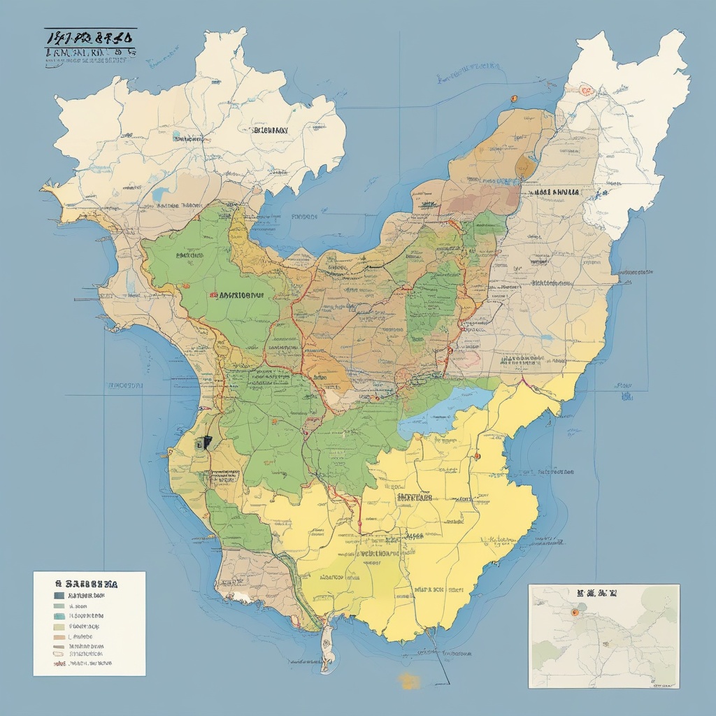 2024年の長崎県地図